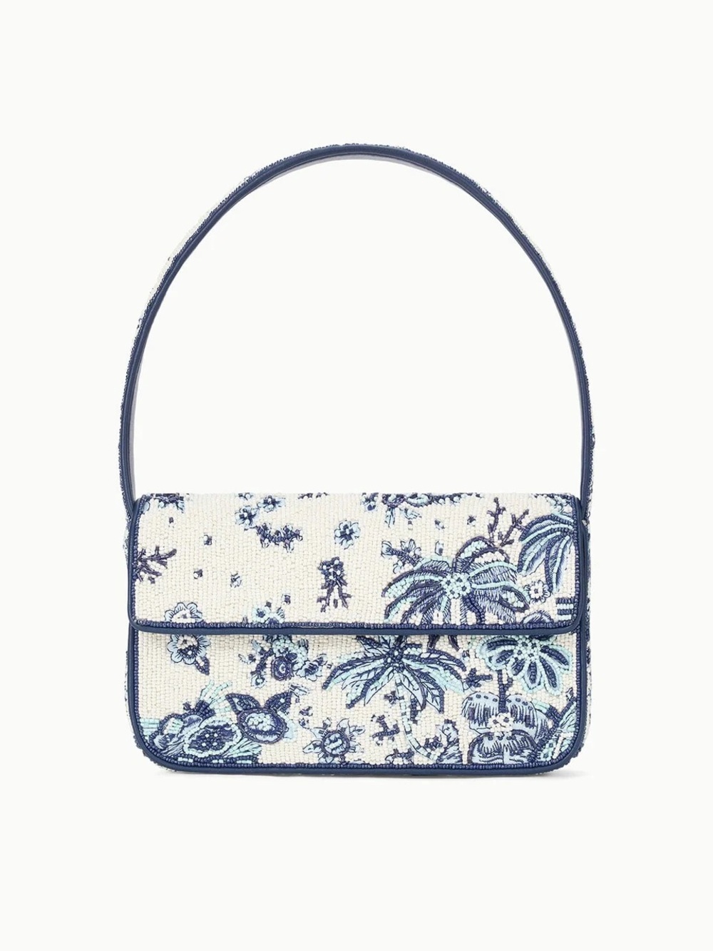 Staud TOMMY BEADED BAG TOILE DE PUP